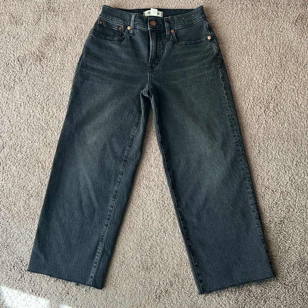 Madewell The Petite Perfect Vintage Wide-Leg Crop Jean Benley Wash - Picture 5 of 12